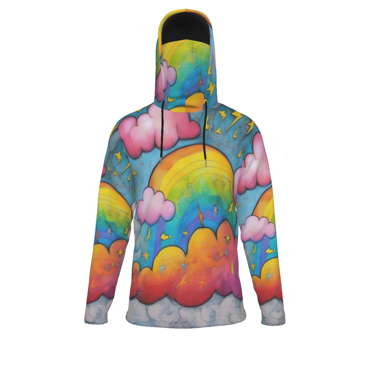 Men's Pullover Hoodie With Mask - view 1