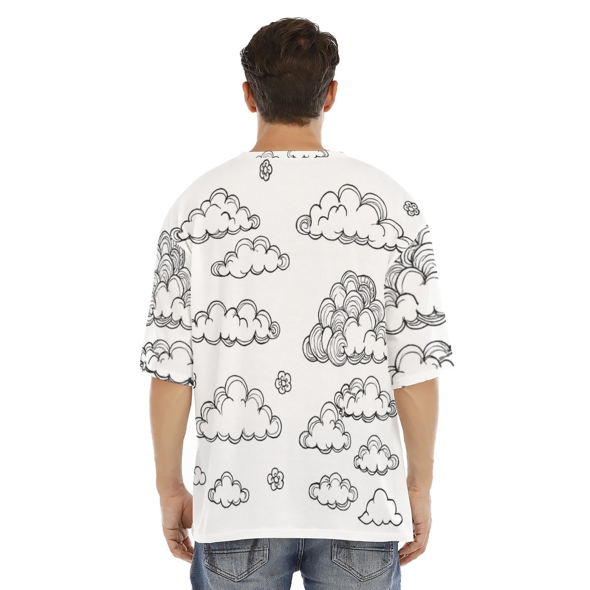 Men's Drop Shoulder T-shirt With Short Sleeve