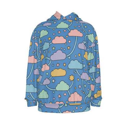 Men's Drop Shoulder Patch Pocket Hoodie