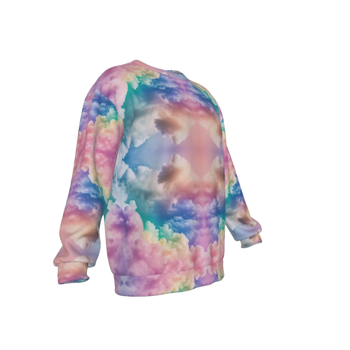 Men's Drop Shoulder Round Neck Long-Sleeved Sweatshirt