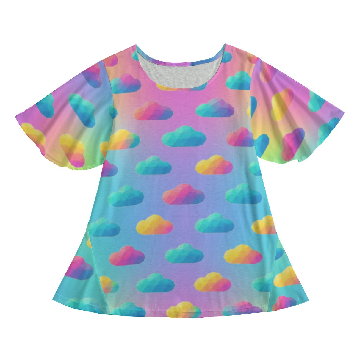 Women's Round Neck T-shirt With Short Sleeve