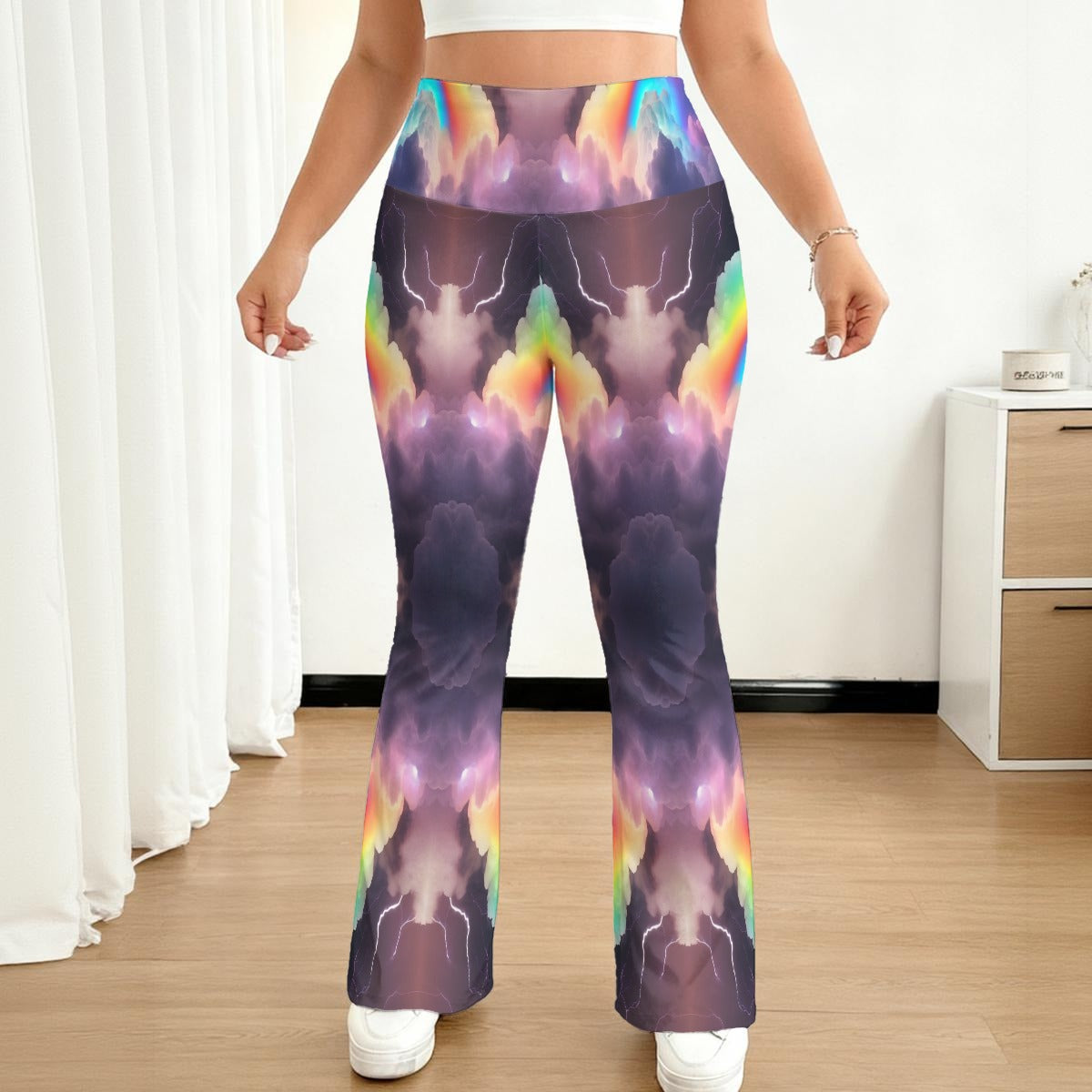 All-over print Women's Flare Yoga Pants