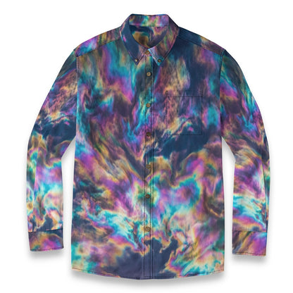 Men's Casual Lapel Long Sleeve Shirt|125GSM Cotton