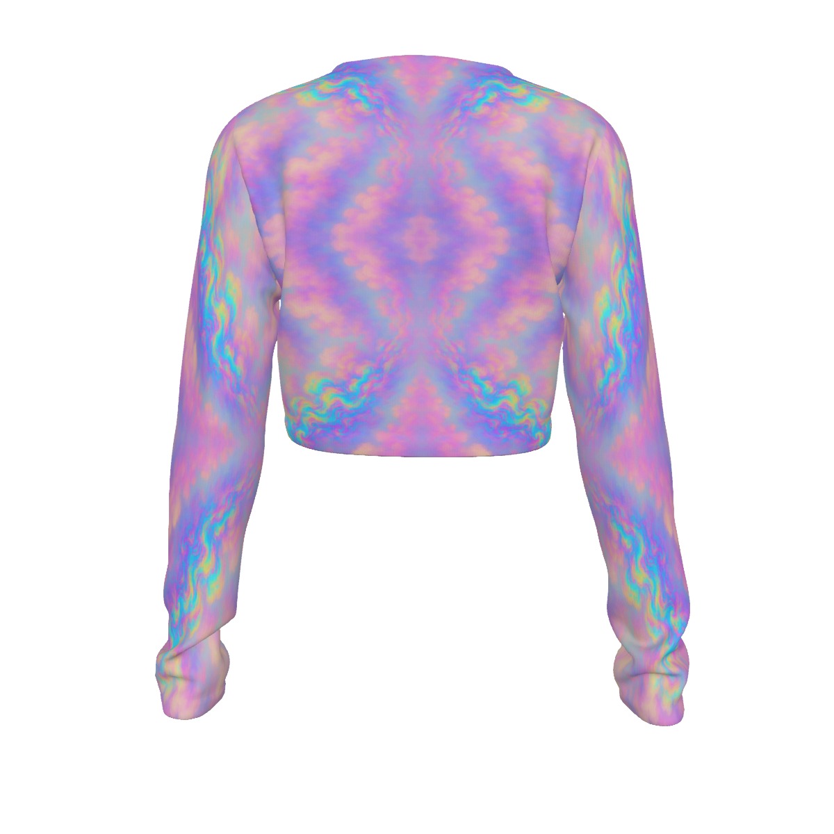 Women's Round Neck Crop Top T-Shirt