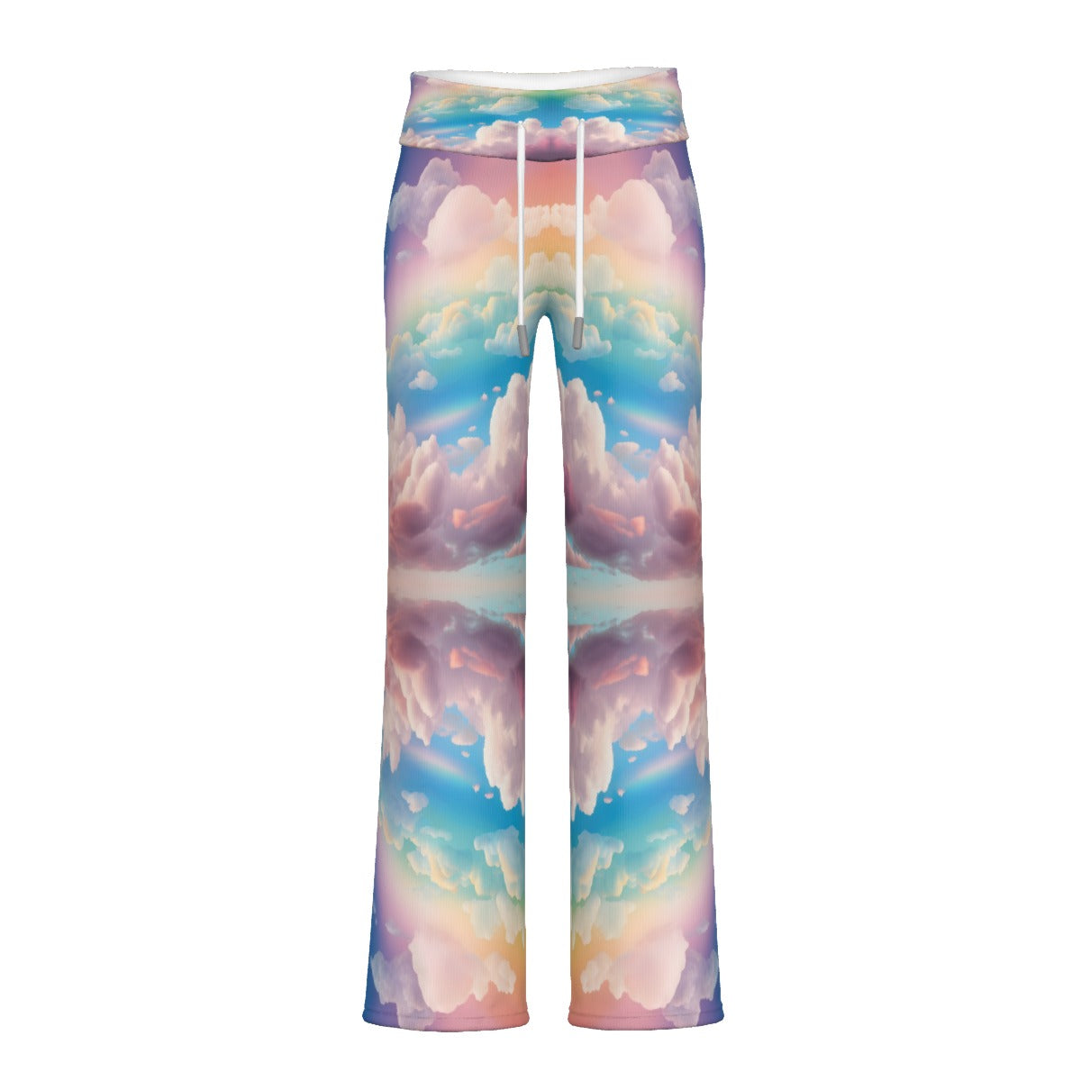 Women's High-waisted Straight-leg Trousers