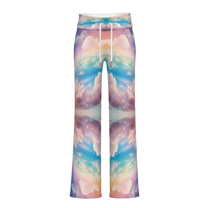 Women's High-waisted Straight-leg Trousers