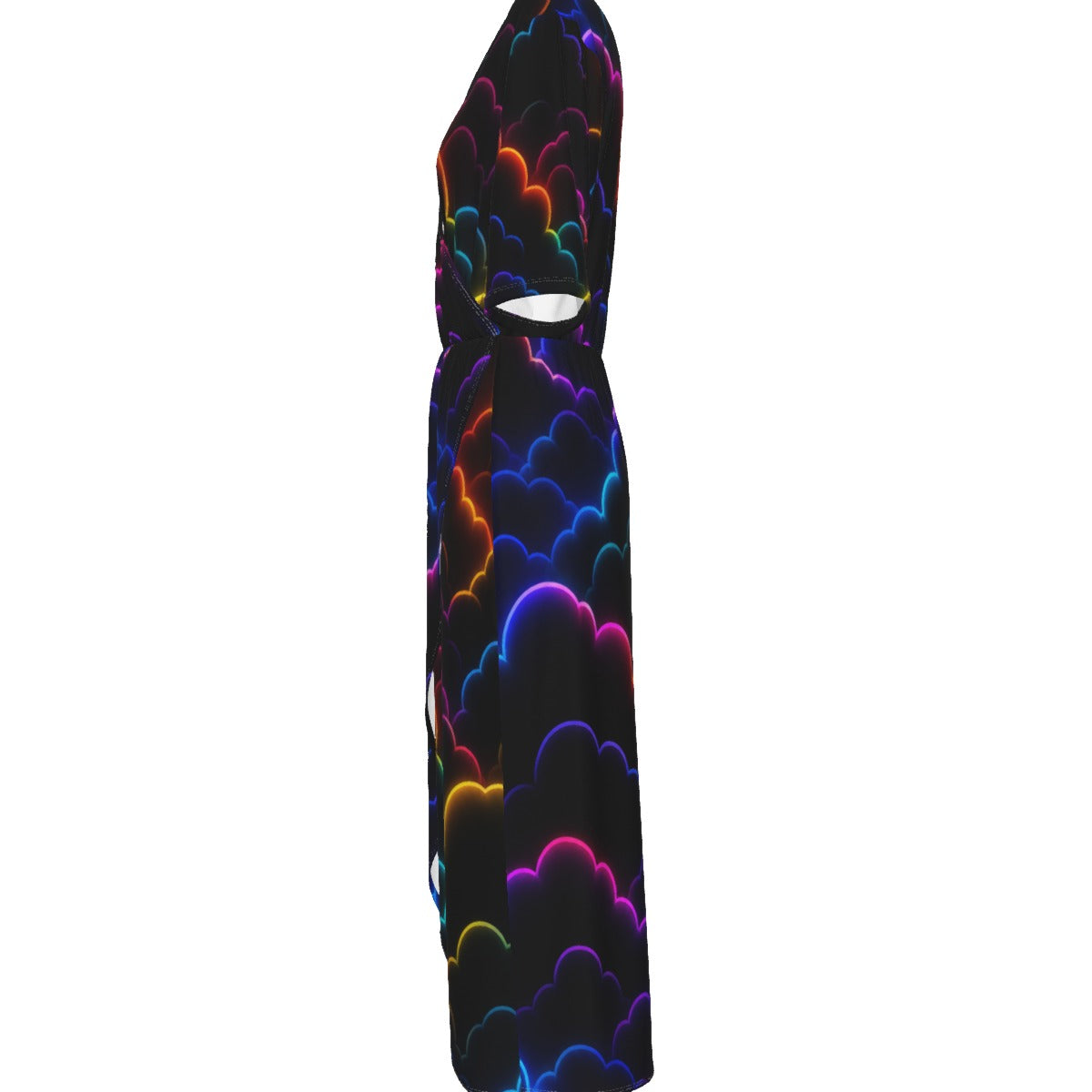 Women's Short Sleeve V-neck Dress