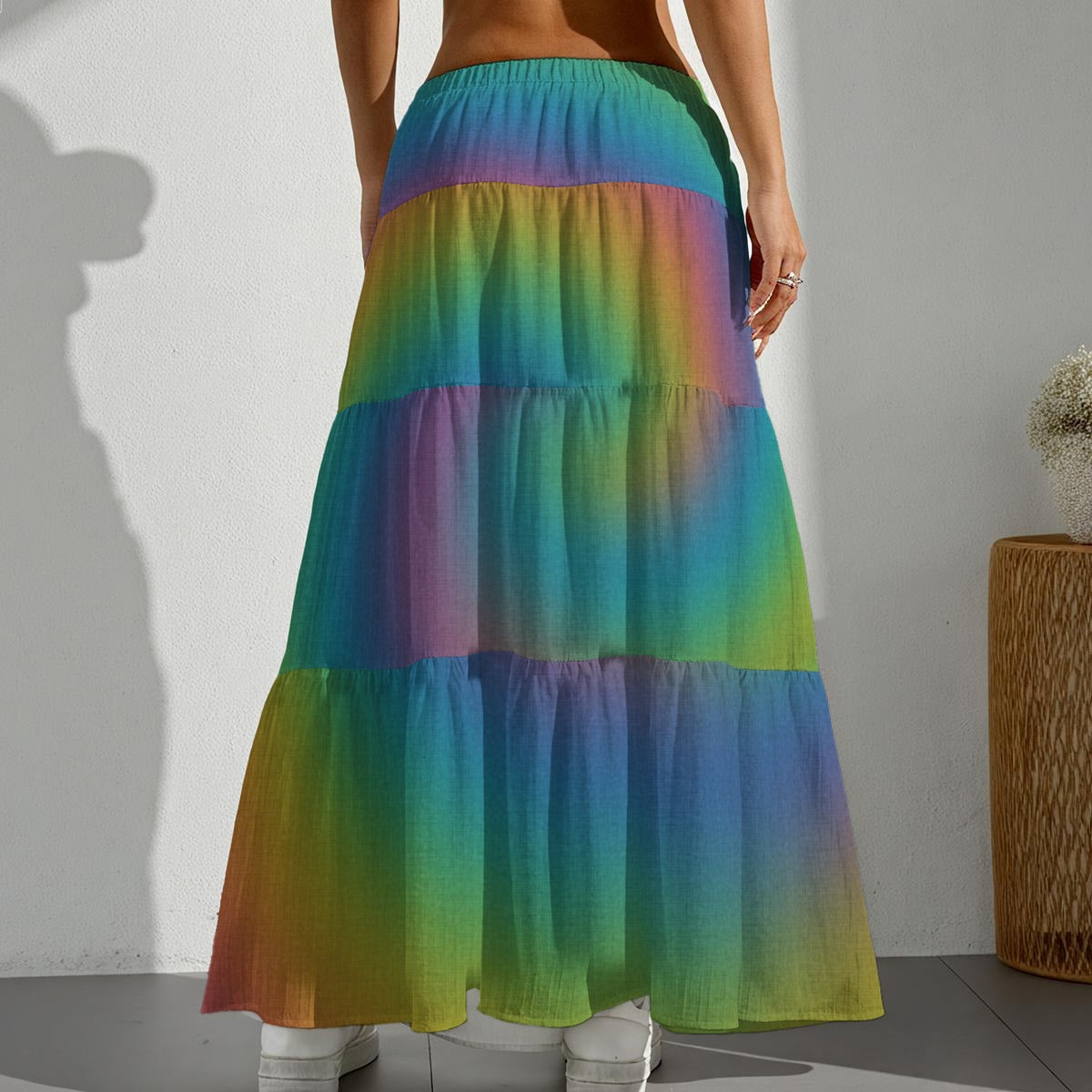 Women's Pleated Long Skirt