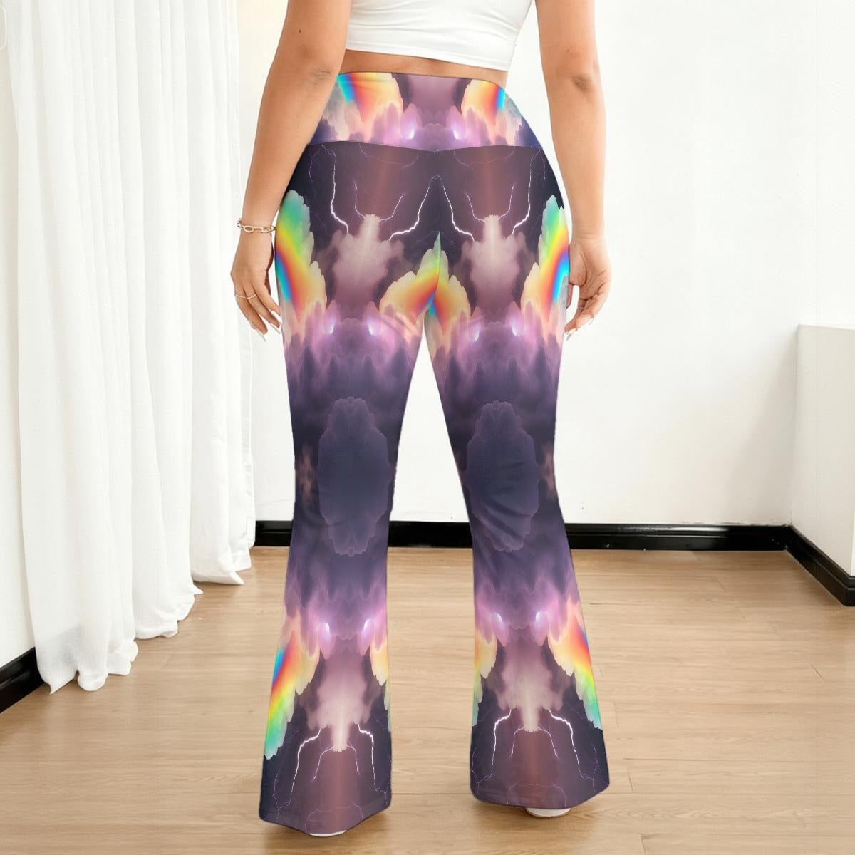 All-over print Women's Flare Yoga Pants