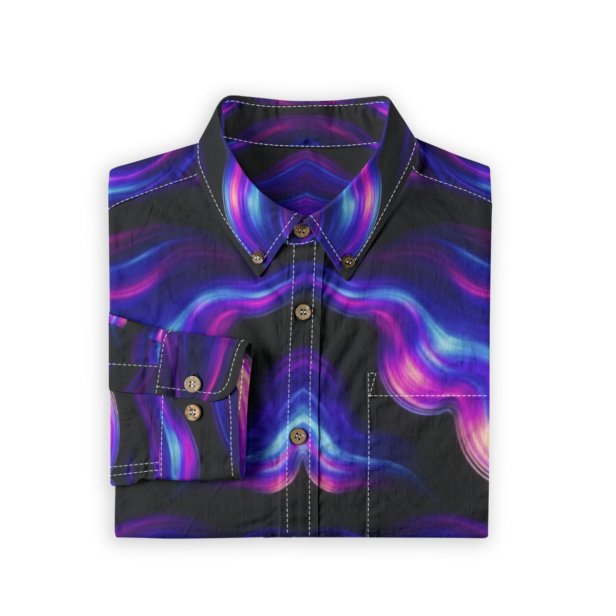 Men's Casual Lapel Long Sleeve Shirt|125GSM Cotton