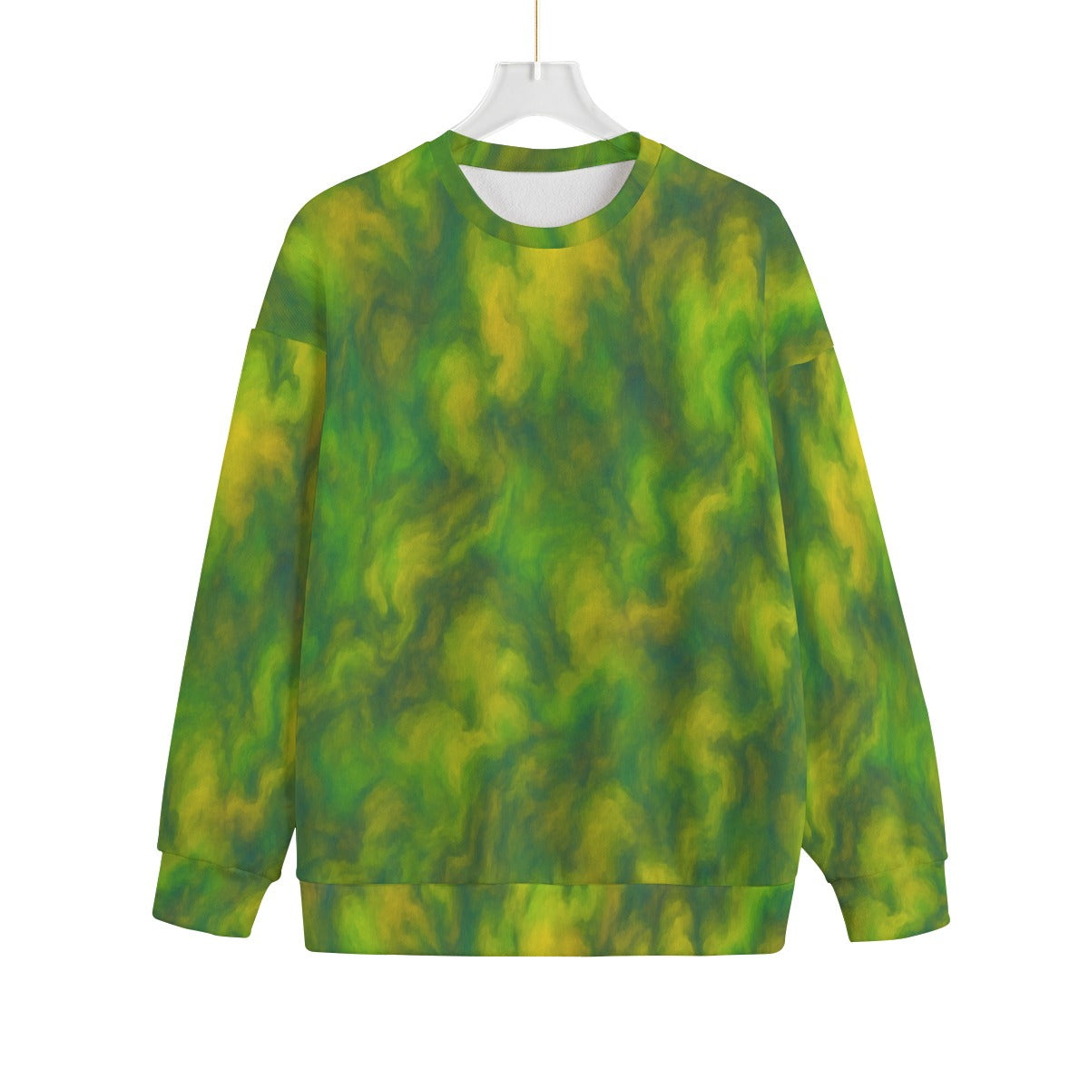 Unisex Drop-shoulder Knitted Fleece Sweater - view 1