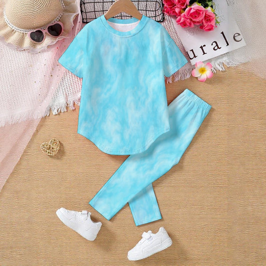 Unisex Kids' Casual Top and Pants Set
