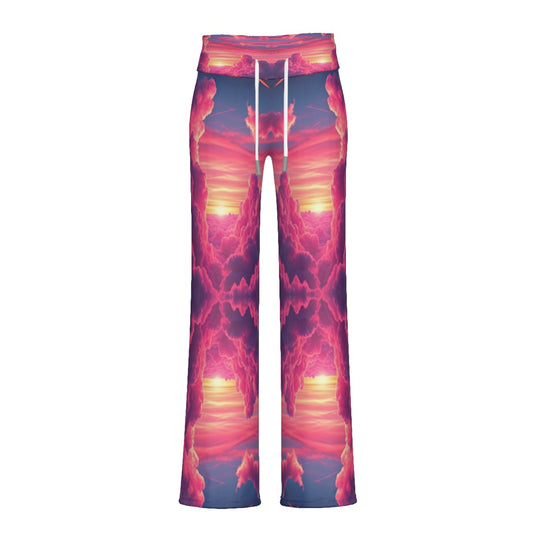 Women's High-waisted Straight-leg Trousers