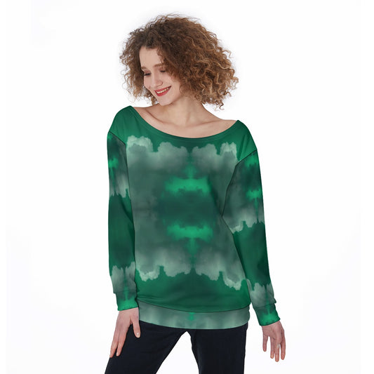 Women's Off-Shoulder Sweatshirt