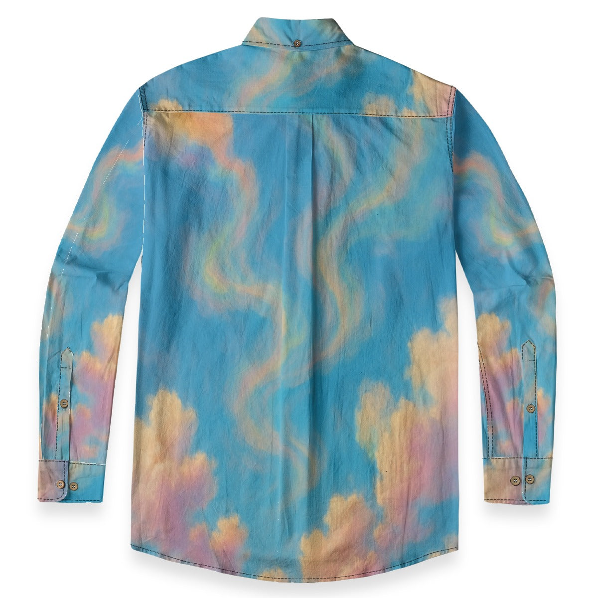 Men's Casual Lapel Long Sleeve Shirt|125GSM Cotton