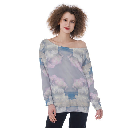 Women's Off-Shoulder Sweatshirt