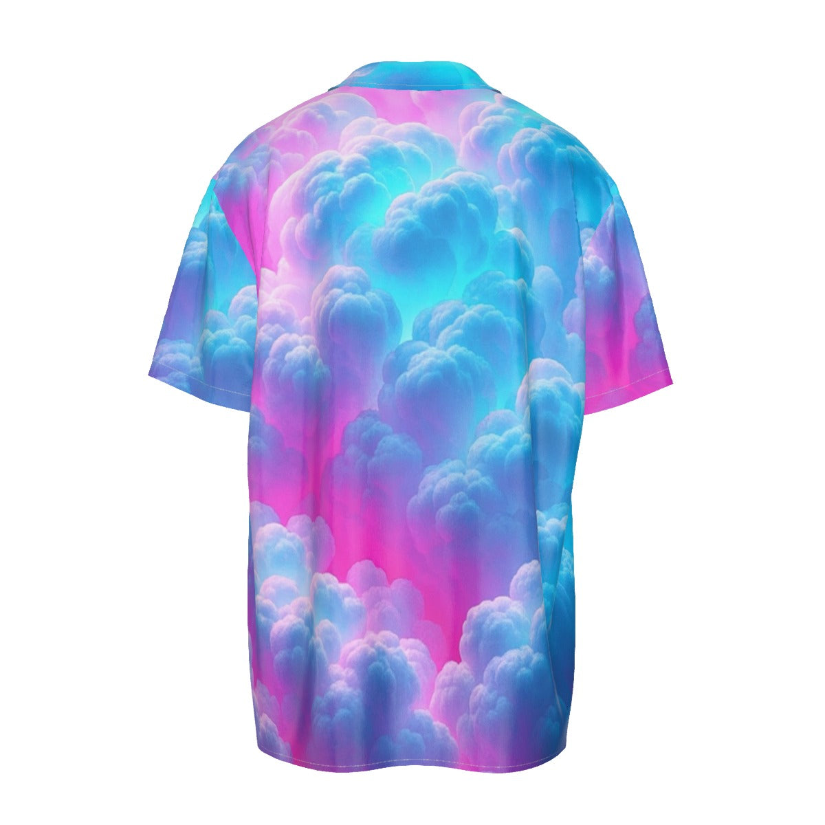 Men's Imitation Silk Short-Sleeved Shirt