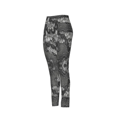 Women's High Waist Leggings | Side Stitch Closure