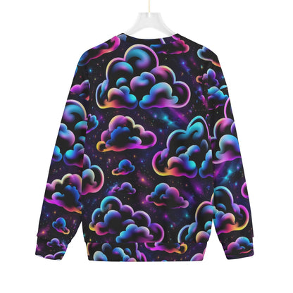 Unisex Drop-shoulder Knitted Fleece Sweater - view 2