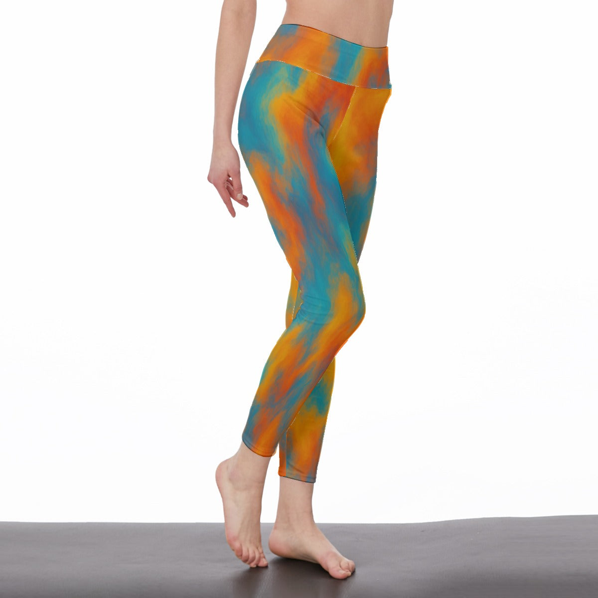 Women's High Waist Leggings | Side Stitch Closure