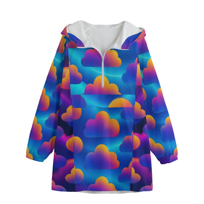 Unisex Windbreaker Long Jacket