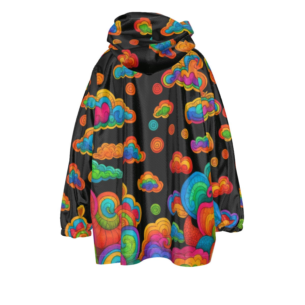 Unisex Kid's Sherpa Fleece Hoodie Blanket