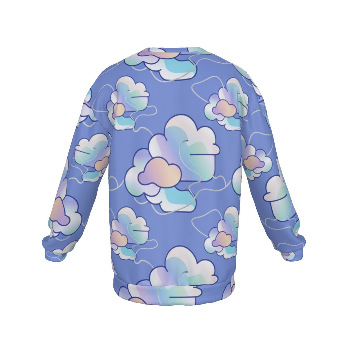 Men's Drop Shoulder Round Neck Long-Sleeved Sweatshirt