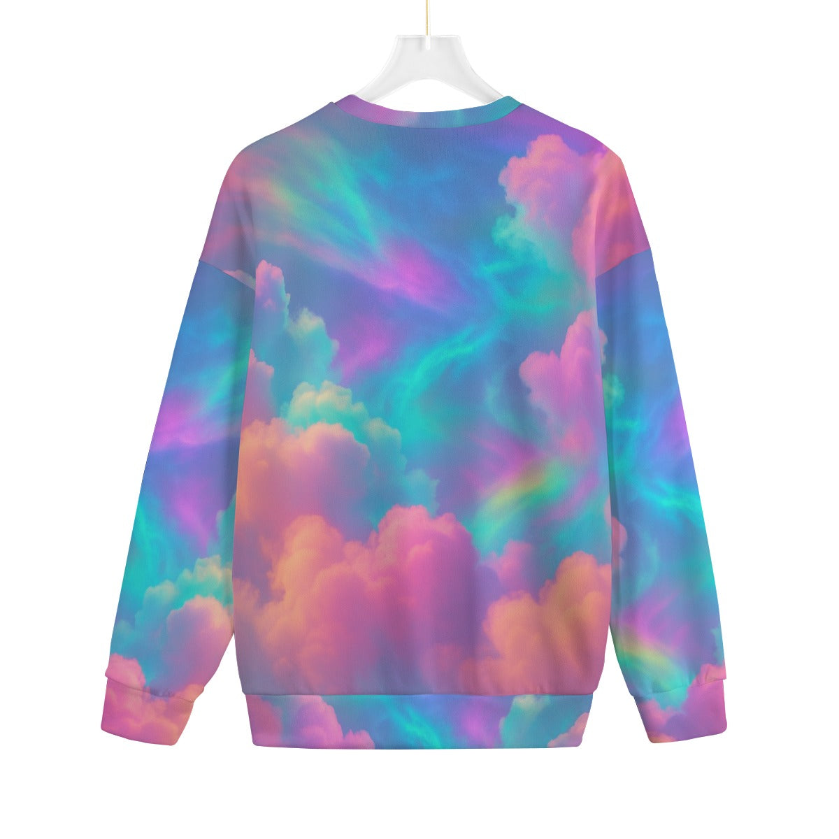 Unisex Drop-shoulder Knitted Fleece Sweater - view 2