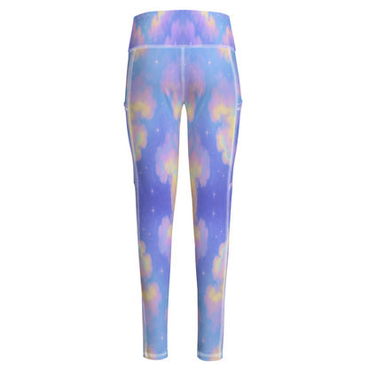 Women's Yoga Leggings With Side Pockets|210GSM