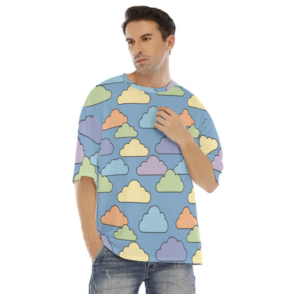Men's Drop Shoulder T-shirt With Short Sleeve