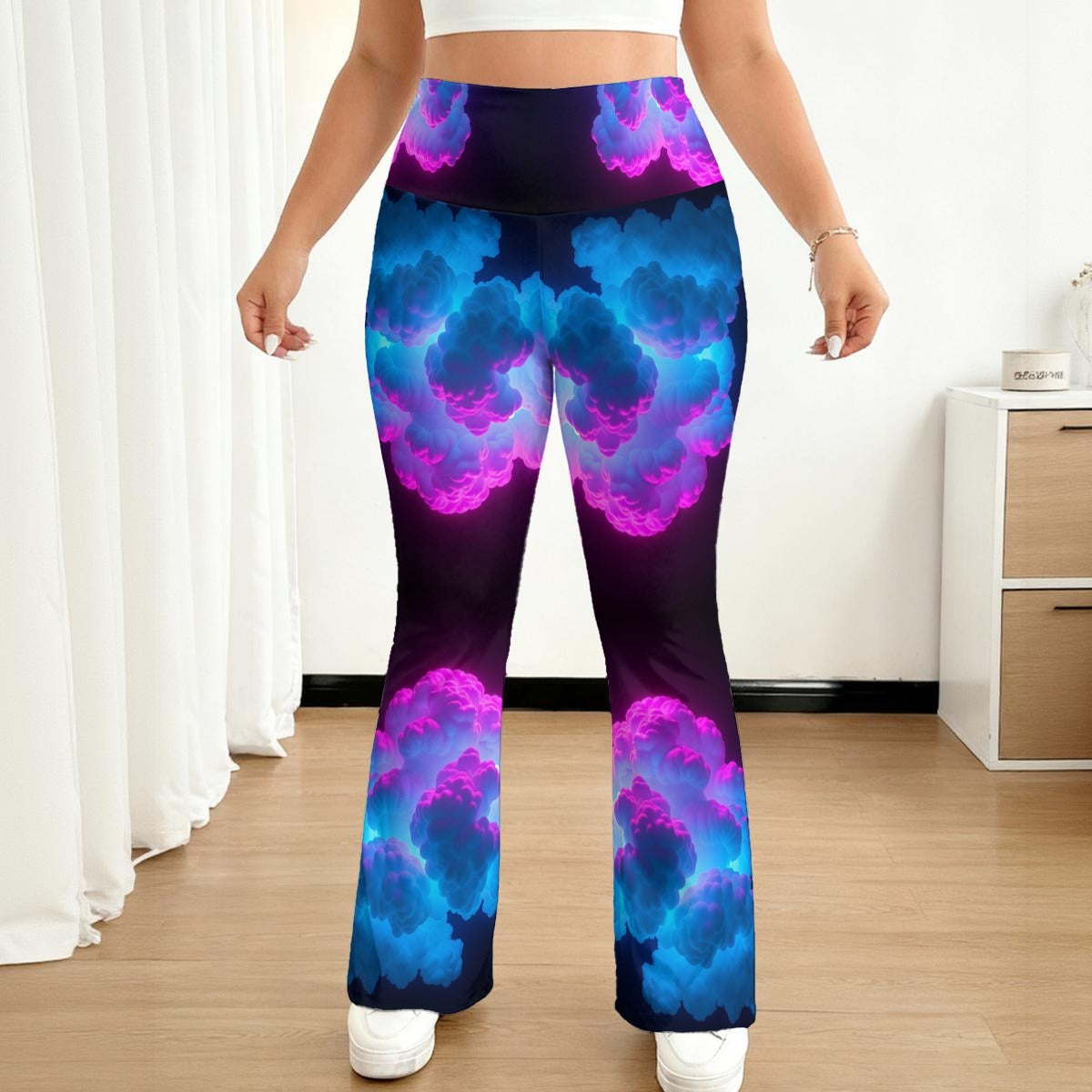All-over print Women's Flare Yoga Pants