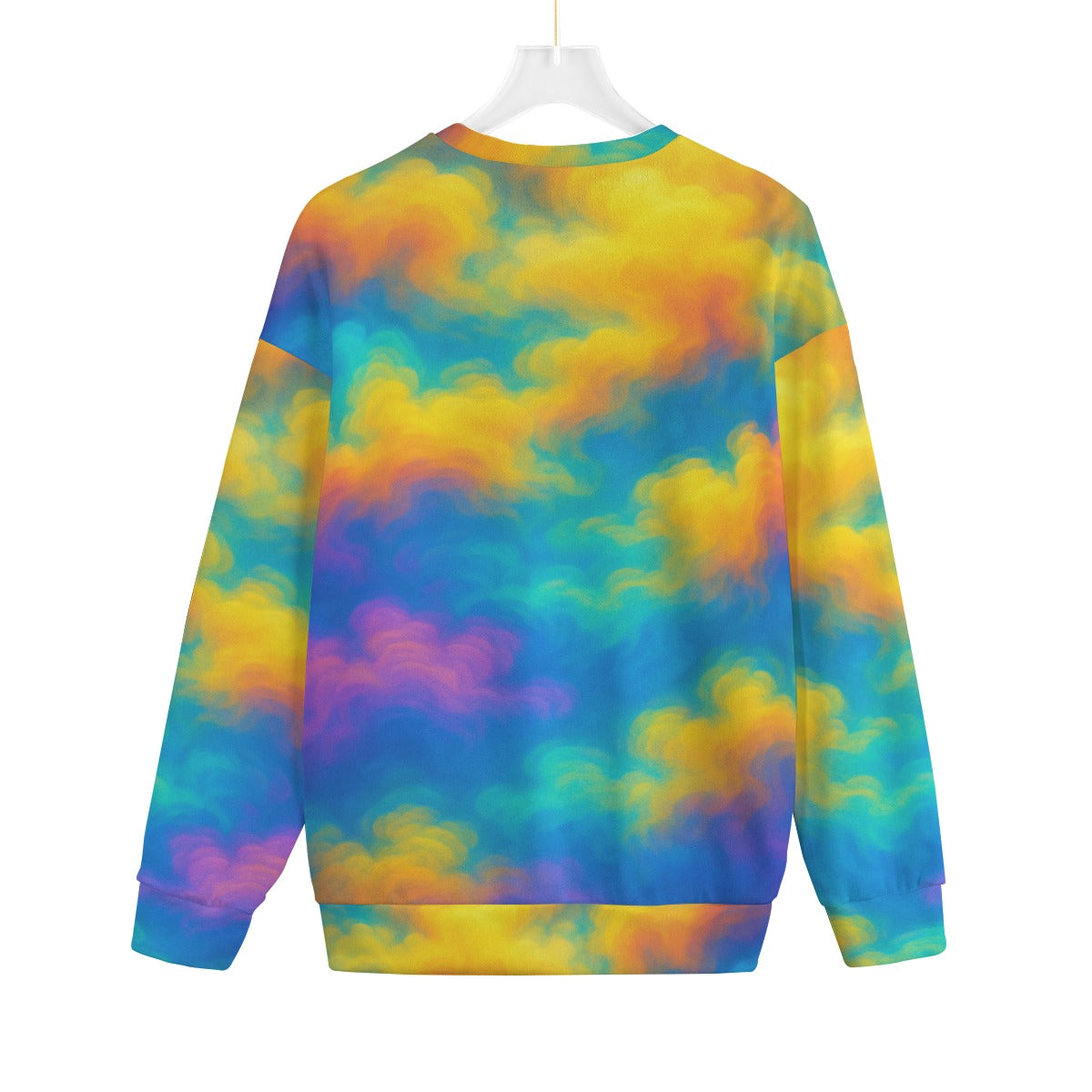 Unisex Drop-shoulder Knitted Fleece Sweater - view 2