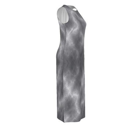 Women's Beach Perspective Chiffon Sleeveless Dress