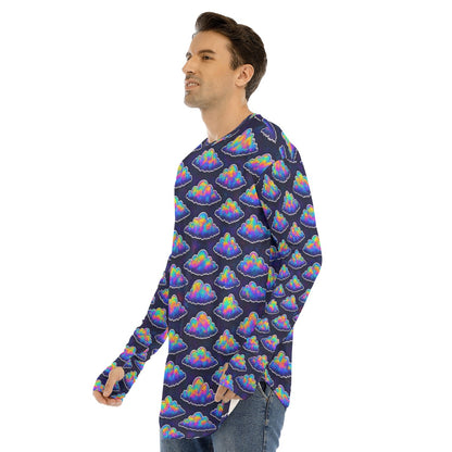 Men's Fingerless Long Sleeve T-shirt