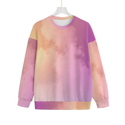 Unisex Drop-shoulder Knitted Fleece Sweater - view 1