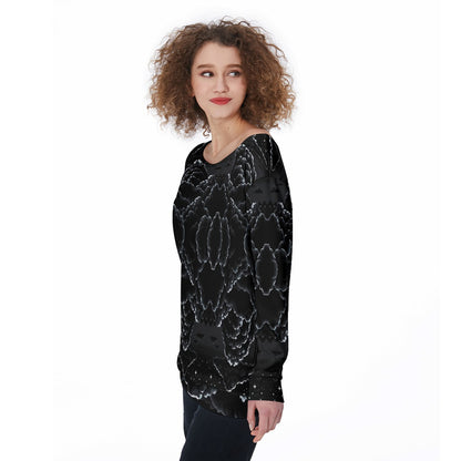Women's Off-Shoulder Sweatshirt