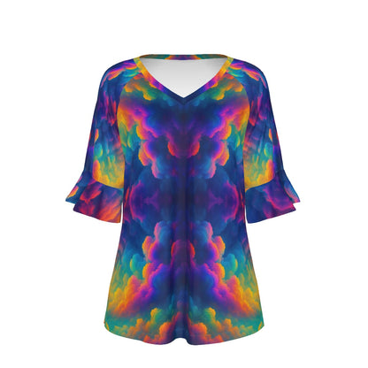 Women's T-shirt With Bell Sleeve