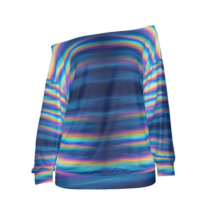 Women's Off-Shoulder Sweatshirt