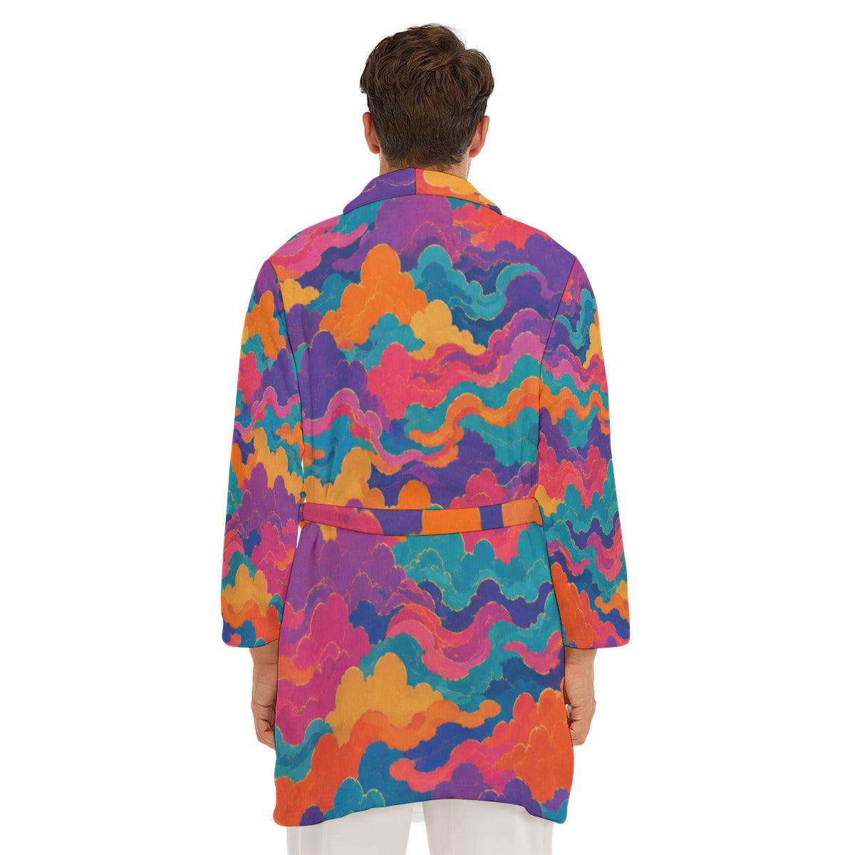 Men's Borg Fleece Robe by O’Nimbus – view 4