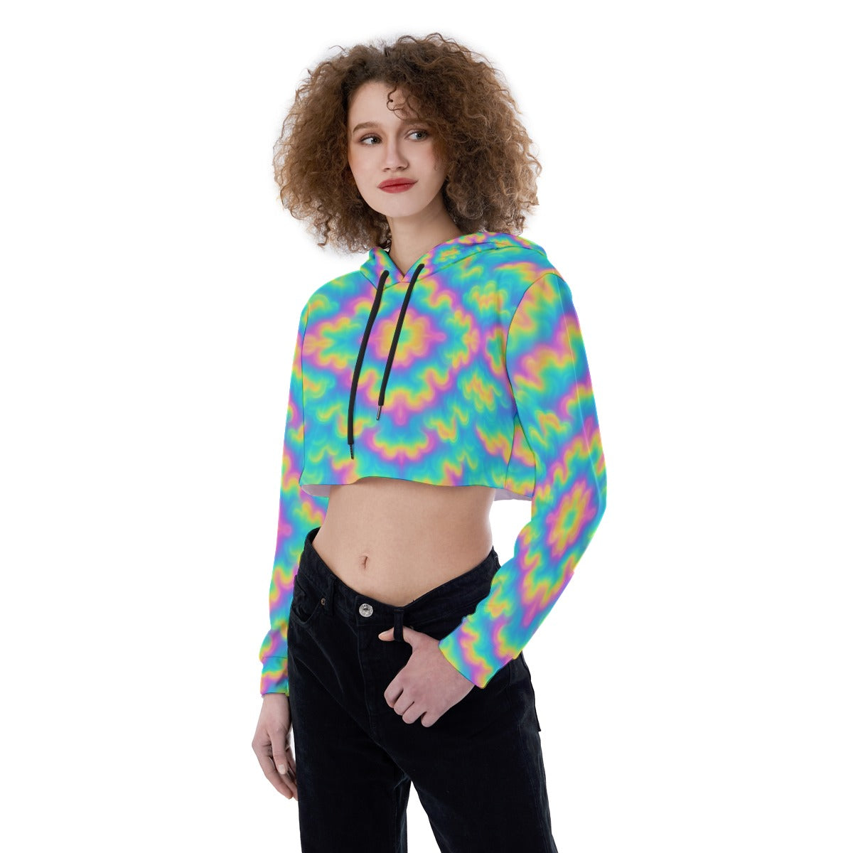 Women's Crop Top Hoodie