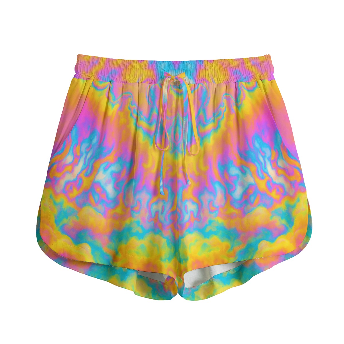 Women's Shorts With Drawstring | Rayon