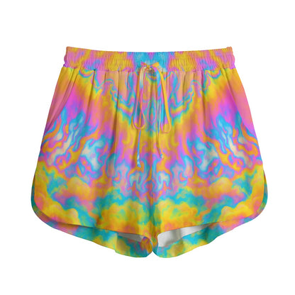 Women's Shorts With Drawstring | Rayon
