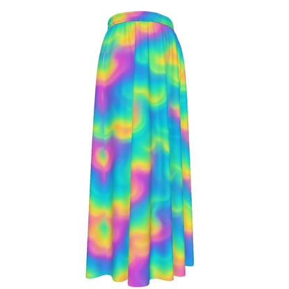 Women's Maxi Chiffon Skirts With Lining