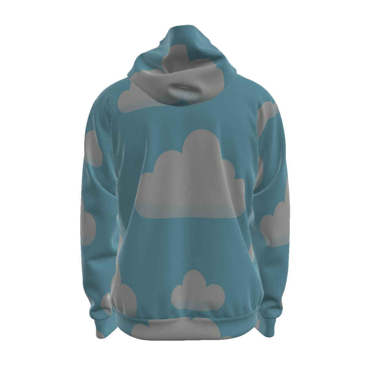 Unisex Zipper Hoodie With Black Lining