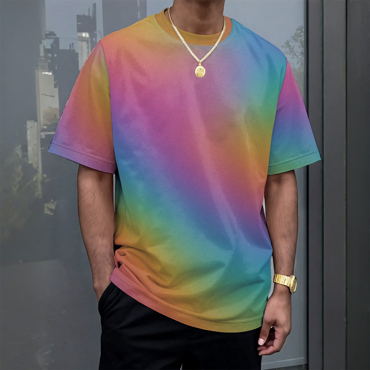 Unisex Drop-shoulder T-shirt|180GSM