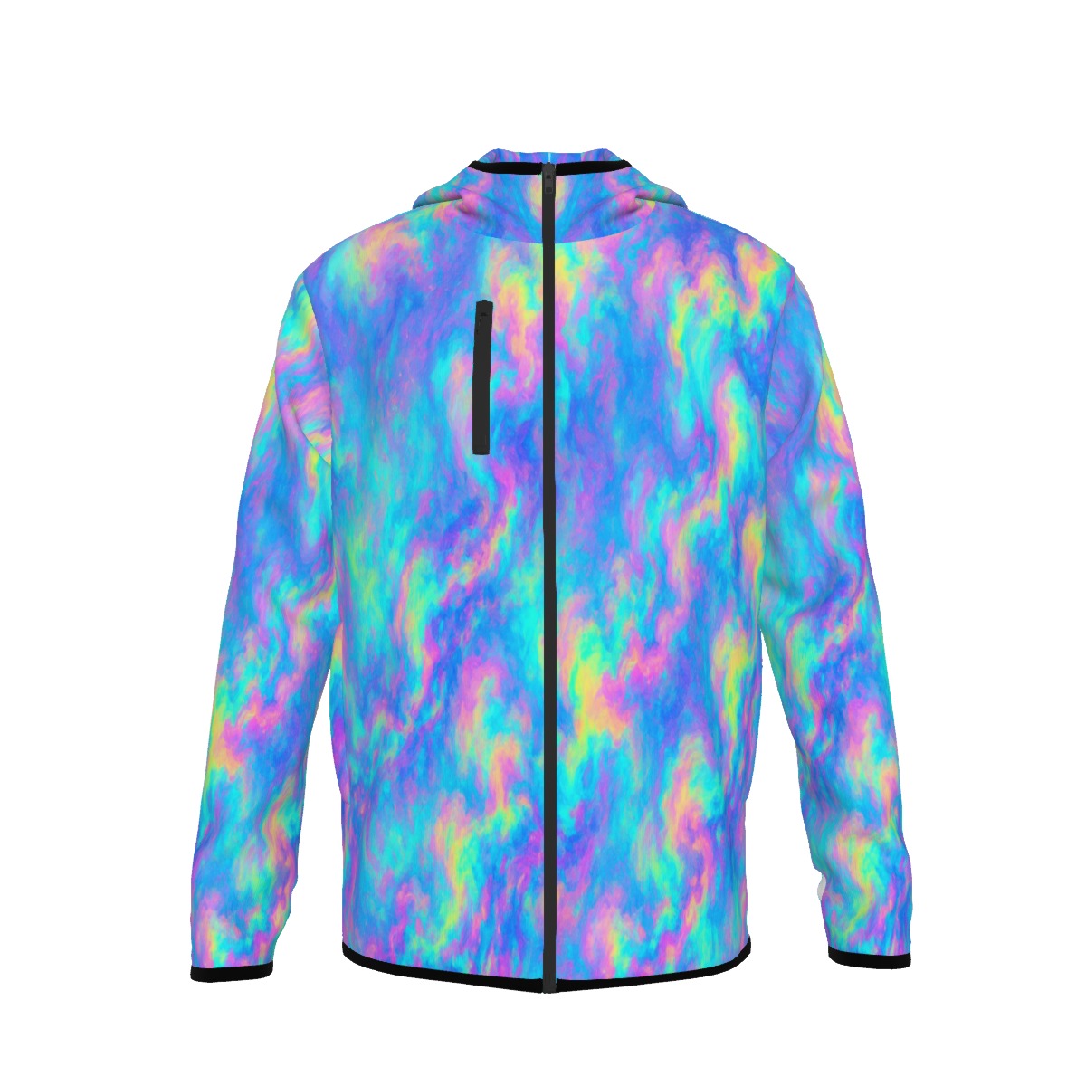 Men's Stylish Hoodie with Thumb Hole Design - view 1