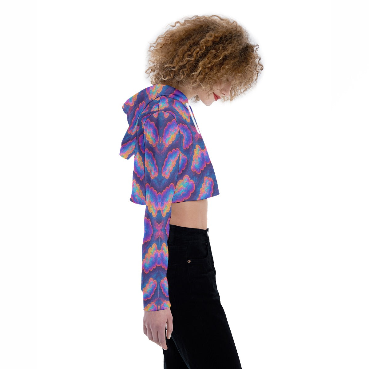 Women's Crop Top Hoodie