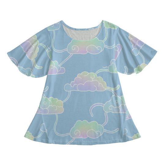 Women's Round Neck T-shirt With Short Sleeve