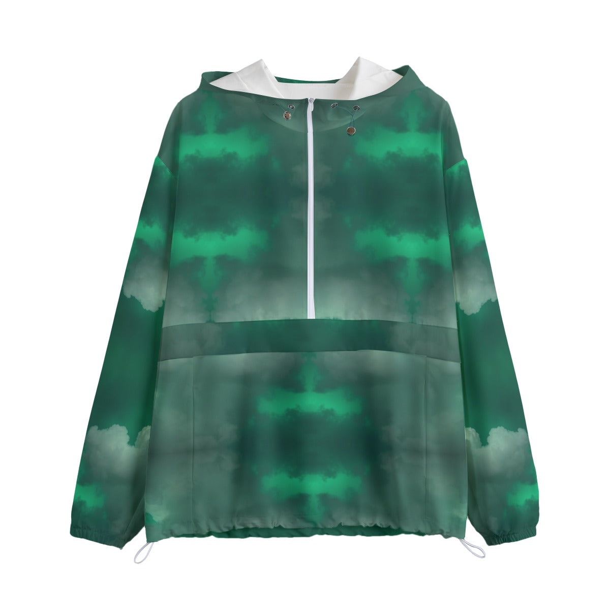Unisex Pullover Jacket With Zipper Closure