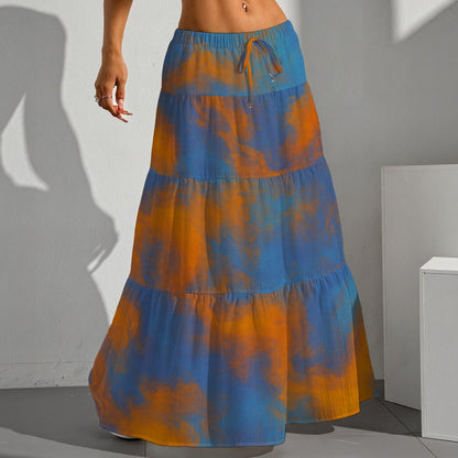 Women's Pleated Long Skirt